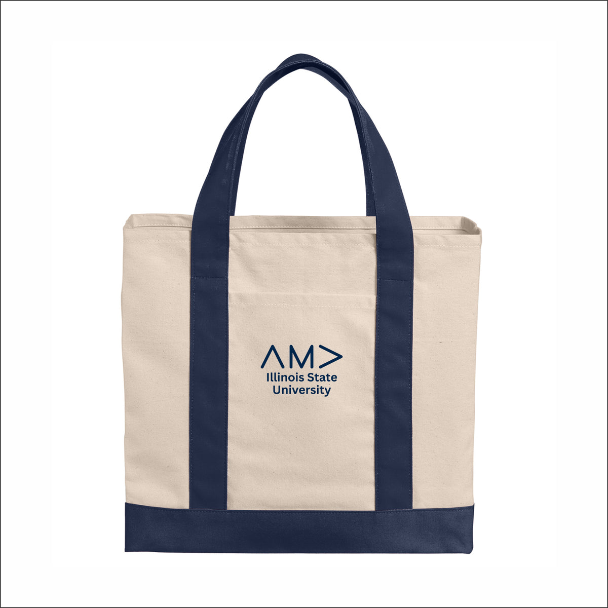 ISU AMA Cotton Canvas Two-Tone Tote