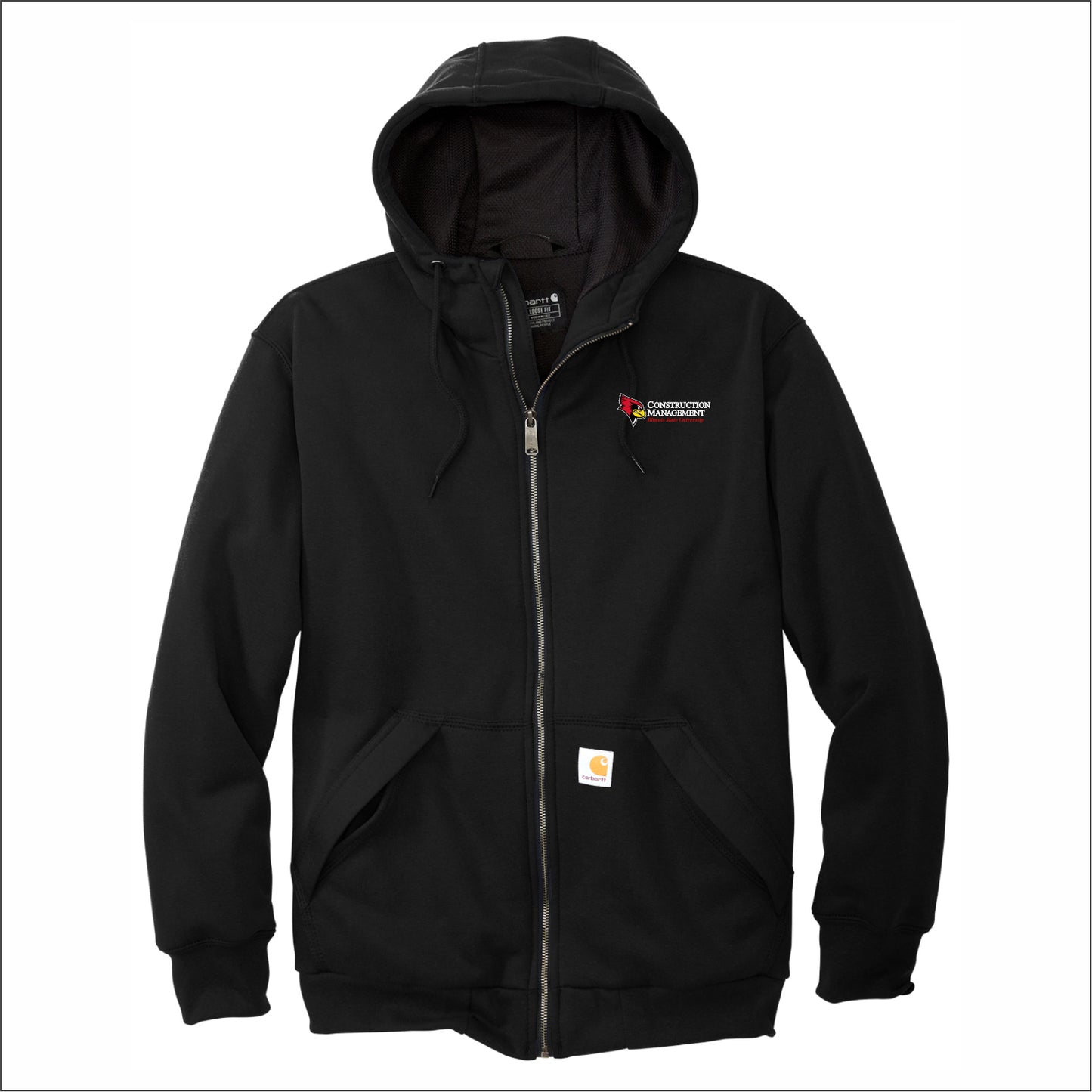 ISU CMSA Carhartt Midweight Thermal-Lined Full-Zip Sweatshirt - Des.B