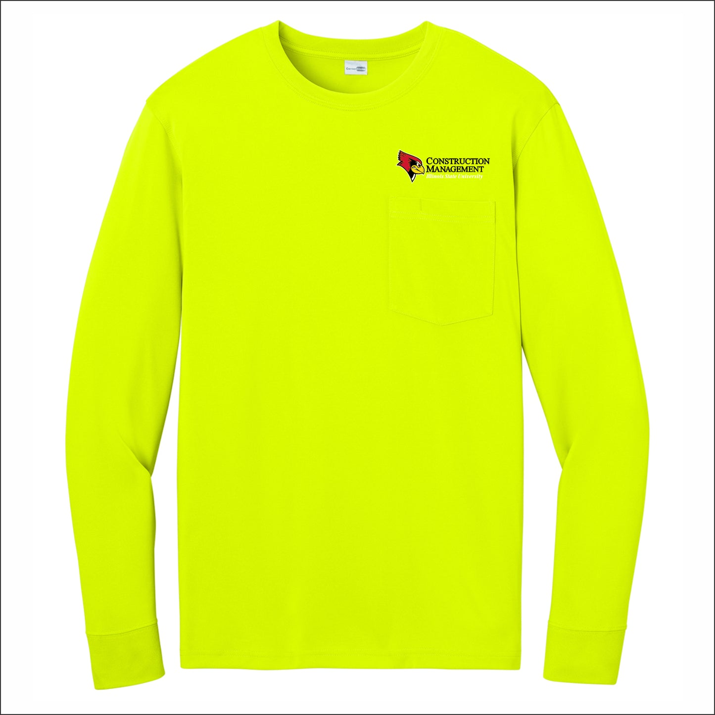 ISU CMSA CornerStone Workwear Pro Long Sleeve Pocket Tee