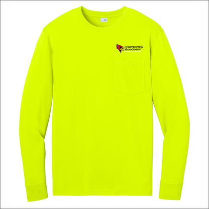 ISU CMSA CornerStone Workwear Pro Long Sleeve Pocket Tee
