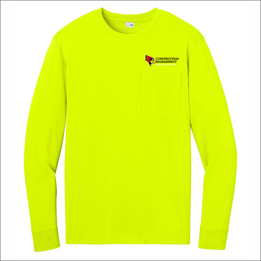 ISU CMSA CornerStone Workwear Pro Long Sleeve Pocket Tee