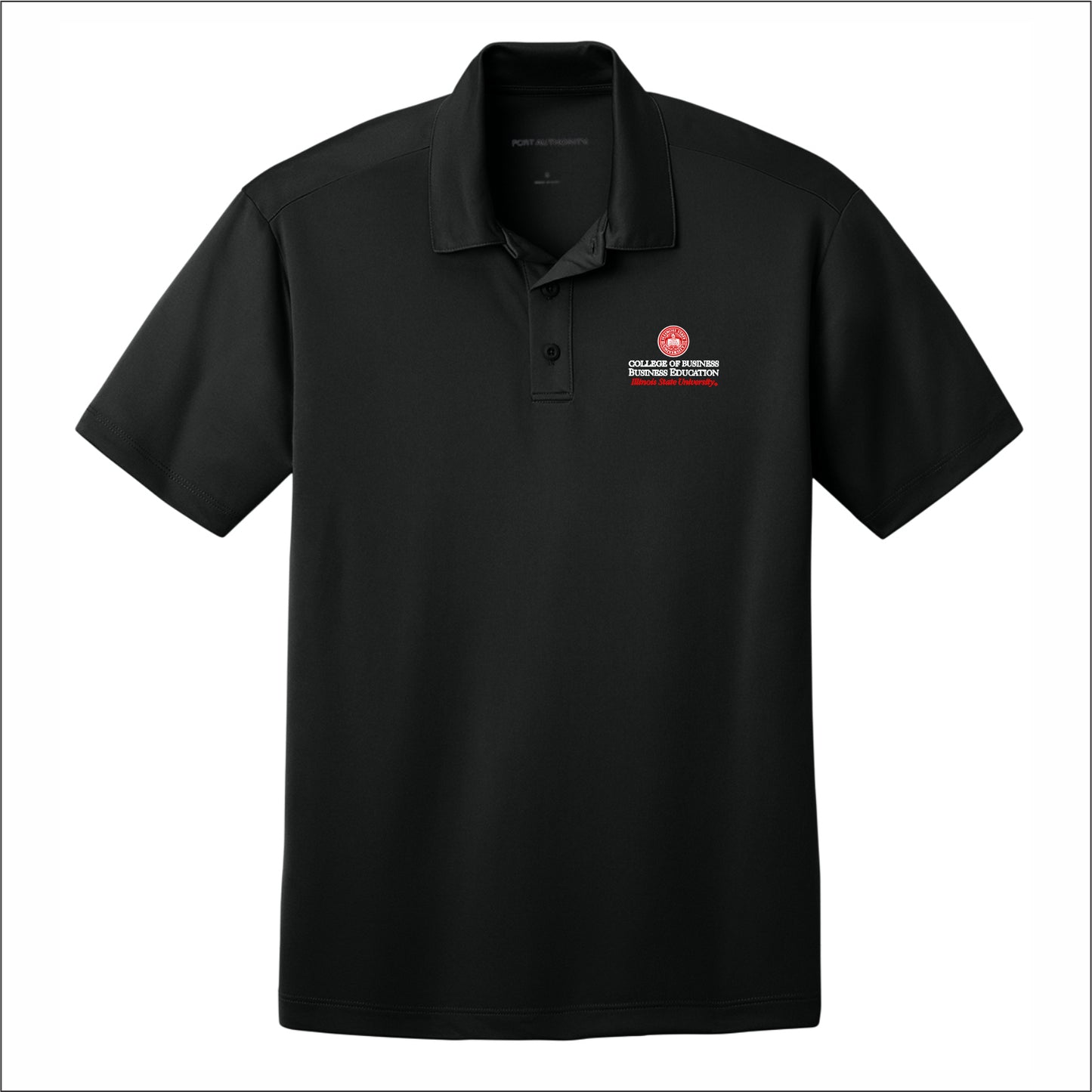 ISU COB Business Education Performance Short Sleeve Polo Shirt- Des.C