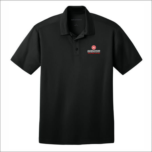 ISU COB Business Education Performance Short Sleeve Polo Shirt- Des.C