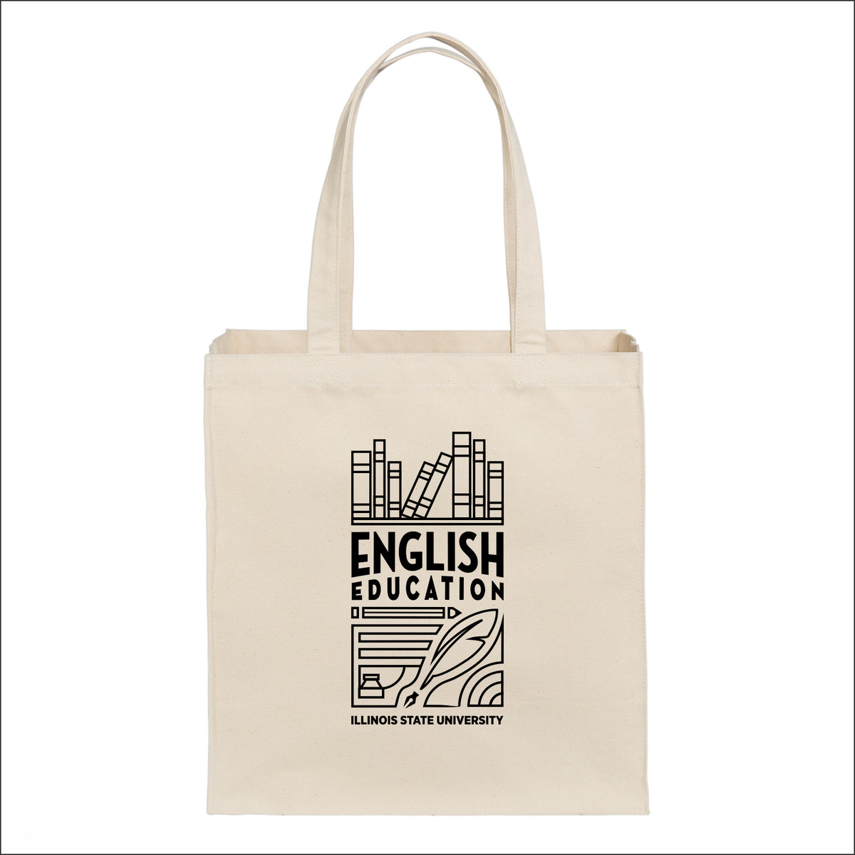 ISU English Edu Cotton Canvas Over-the-Shoulder Tote