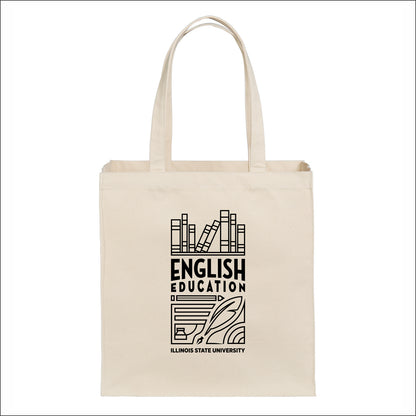 ISU English Edu Cotton Canvas Over-the-Shoulder Tote