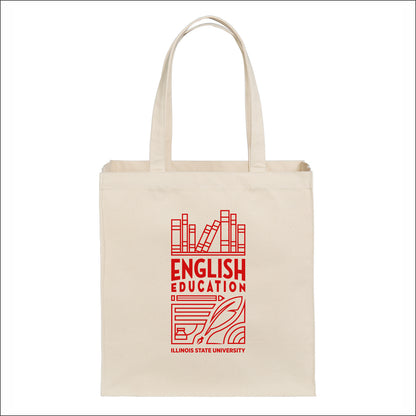 ISU English Edu Cotton Canvas Over-the-Shoulder Tote