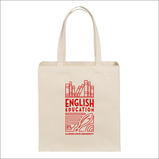ISU English Edu Cotton Canvas Over-the-Shoulder Tote