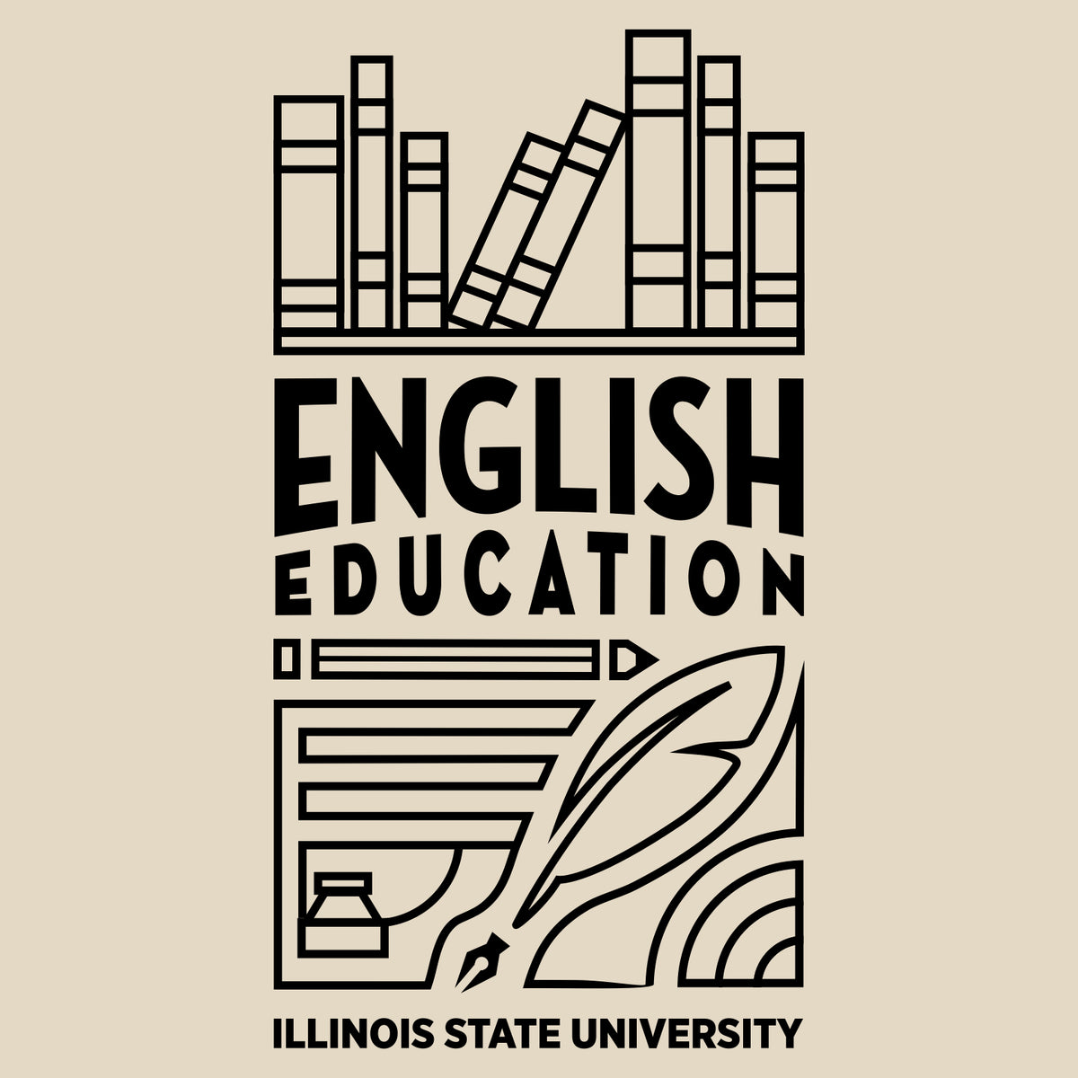 ISU English Edu Cotton Canvas Over-the-Shoulder Tote