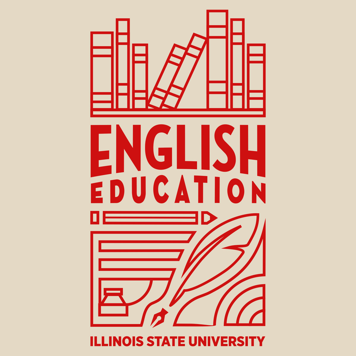 ISU English Edu Cotton Canvas Over-the-Shoulder Tote