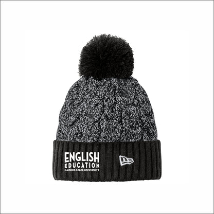 ISU English Edu Marled Knit Pom Beanie