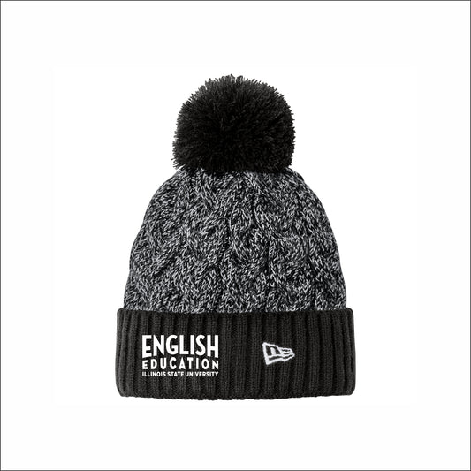 ISU English Edu Marled Knit Pom Beanie