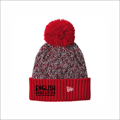ISU English Edu Marled Knit Pom Beanie