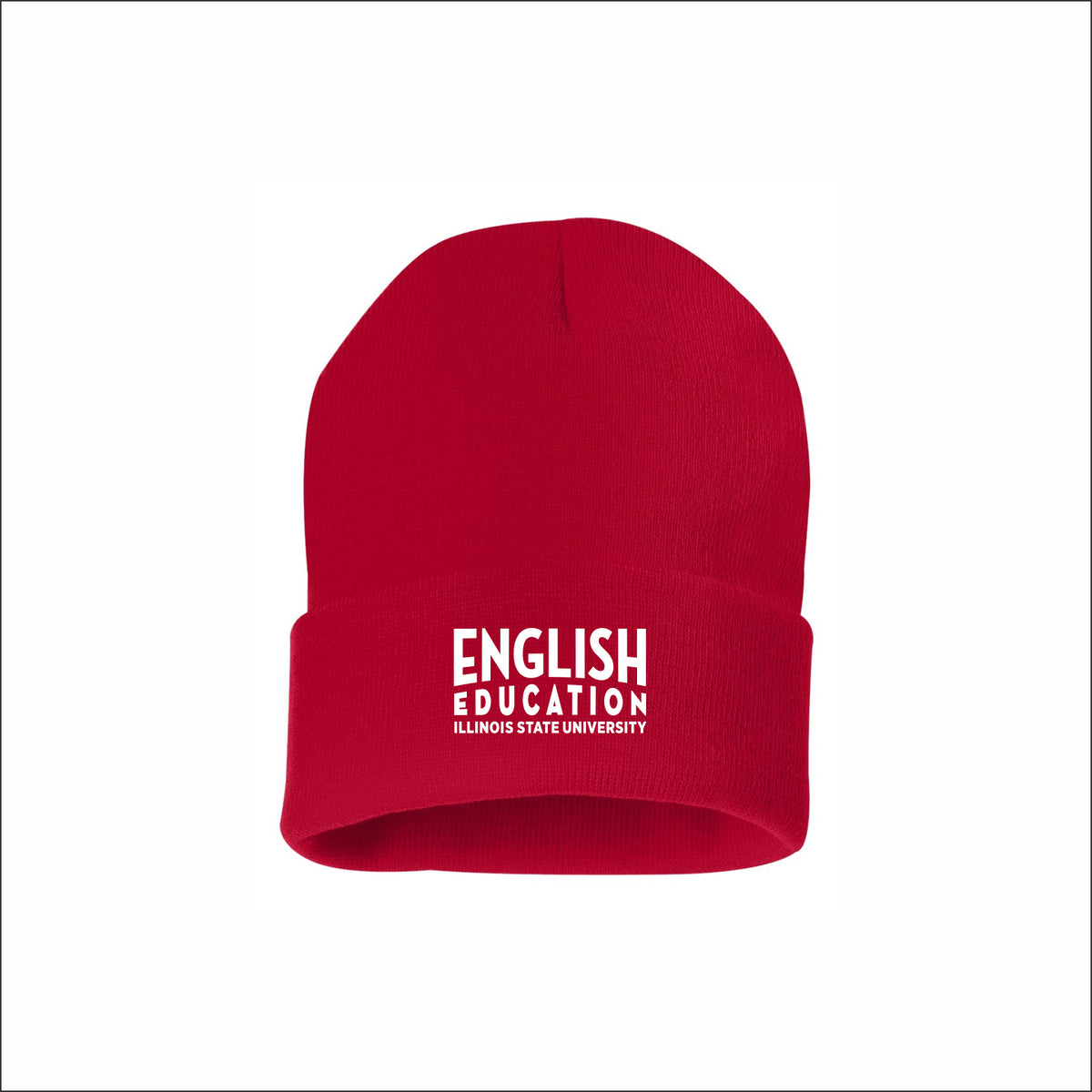 ISU English Edu Knit Cuffed Beanie