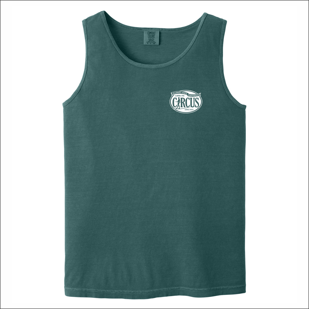 Gamma Phi Circus Comfort Colors Heavyweight Ring Spun Tank Top