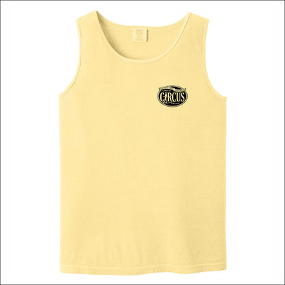Gamma Phi Circus Comfort Colors Heavyweight Ring Spun Tank Top