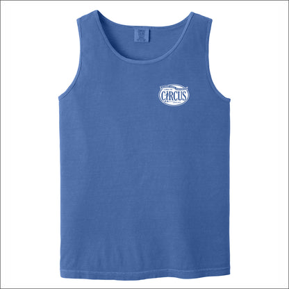 Gamma Phi Circus Comfort Colors Heavyweight Ring Spun Tank Top