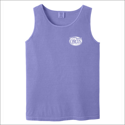Gamma Phi Circus Comfort Colors Heavyweight Ring Spun Tank Top