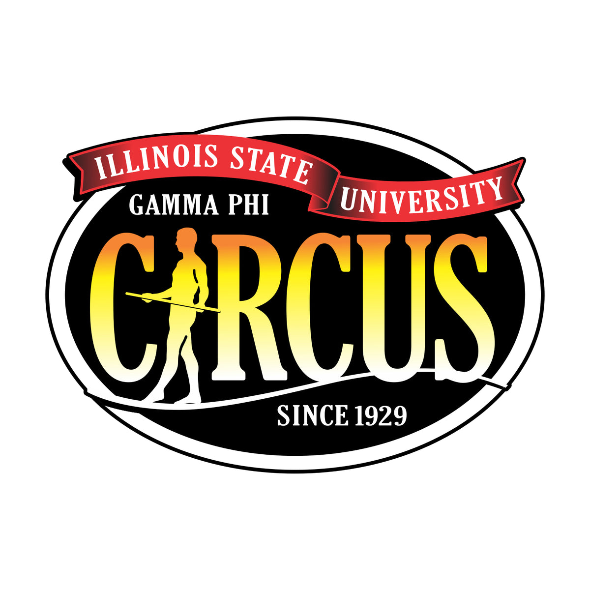 Gamma Phi Circus Short Sleeve T-shirt - Design B