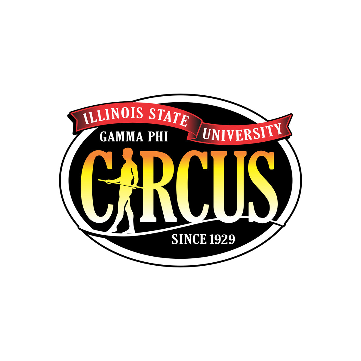 Gamma Phi Circus Short Sleeve T-shirt - Design B