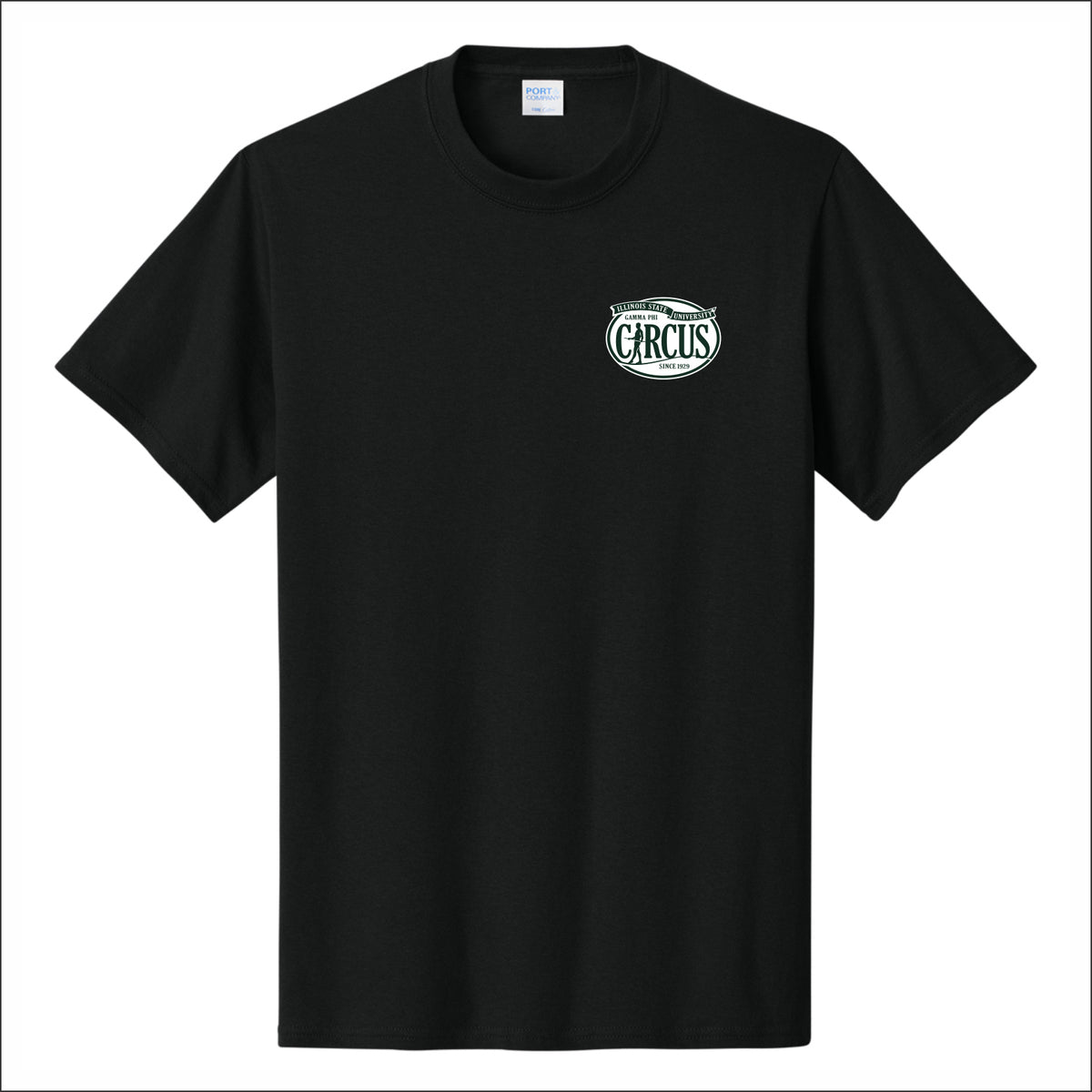 Gamma Phi Circus Short Sleeve T-shirt - Design A