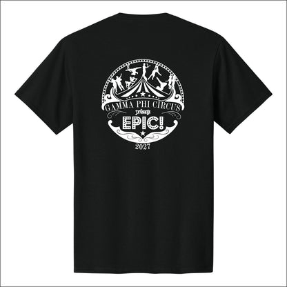 Gamma Phi Circus Short Sleeve T-shirt - Design A
