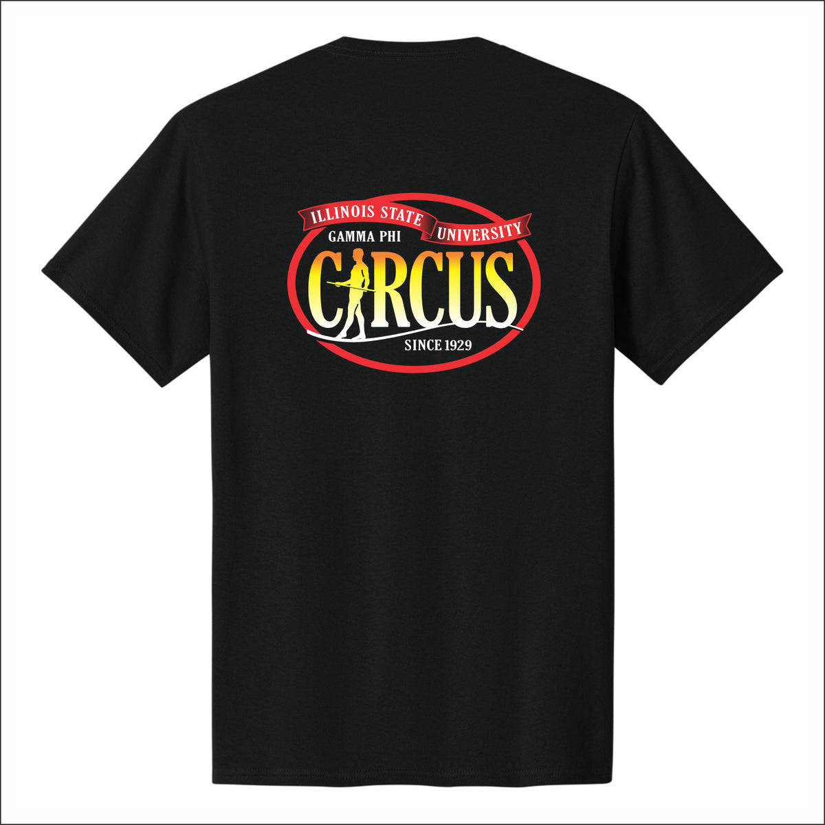 Gamma Phi Circus Short Sleeve T-shirt - Design B