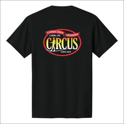 Gamma Phi Circus Short Sleeve T-shirt - Design B