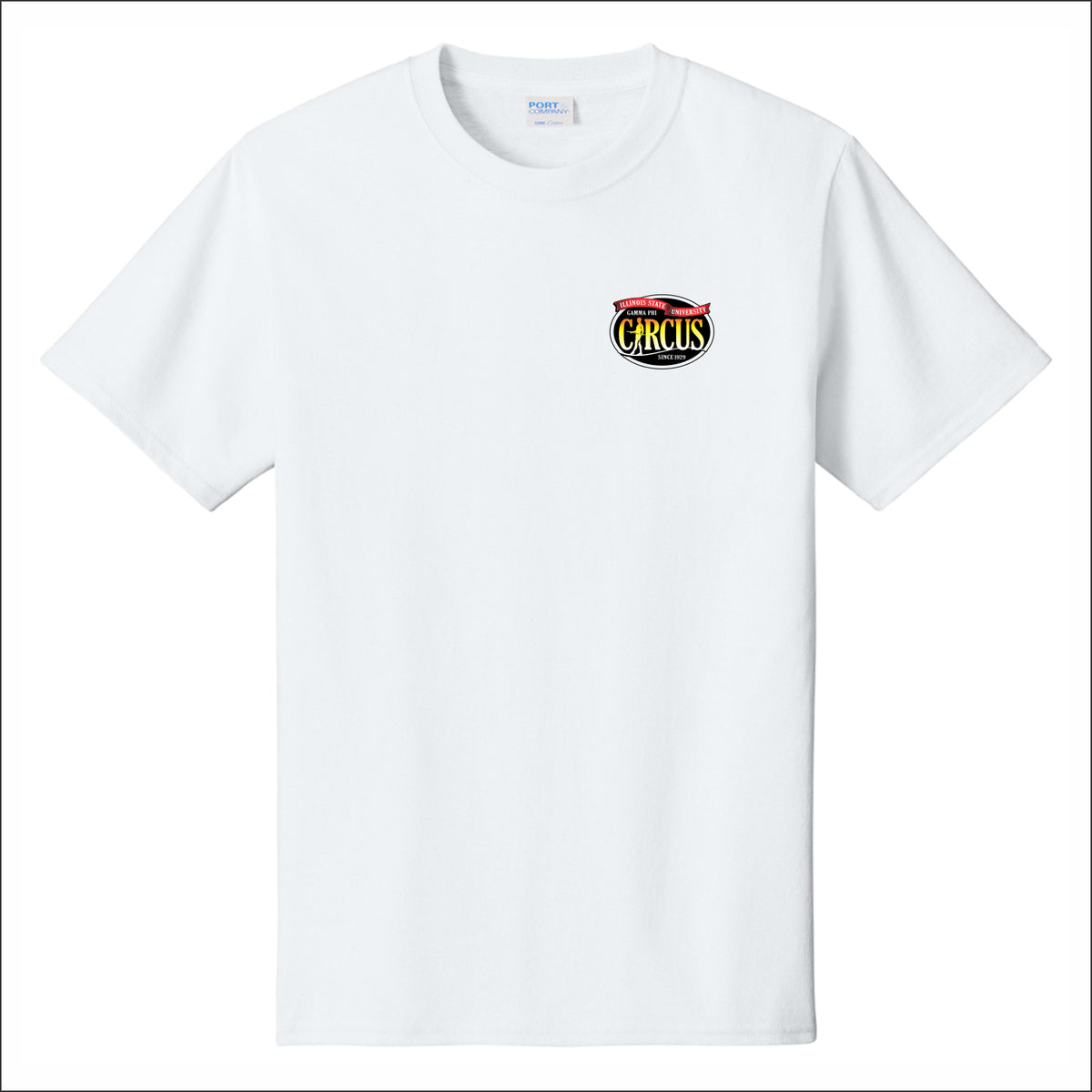 Gamma Phi Circus Short Sleeve T-shirt - Design B