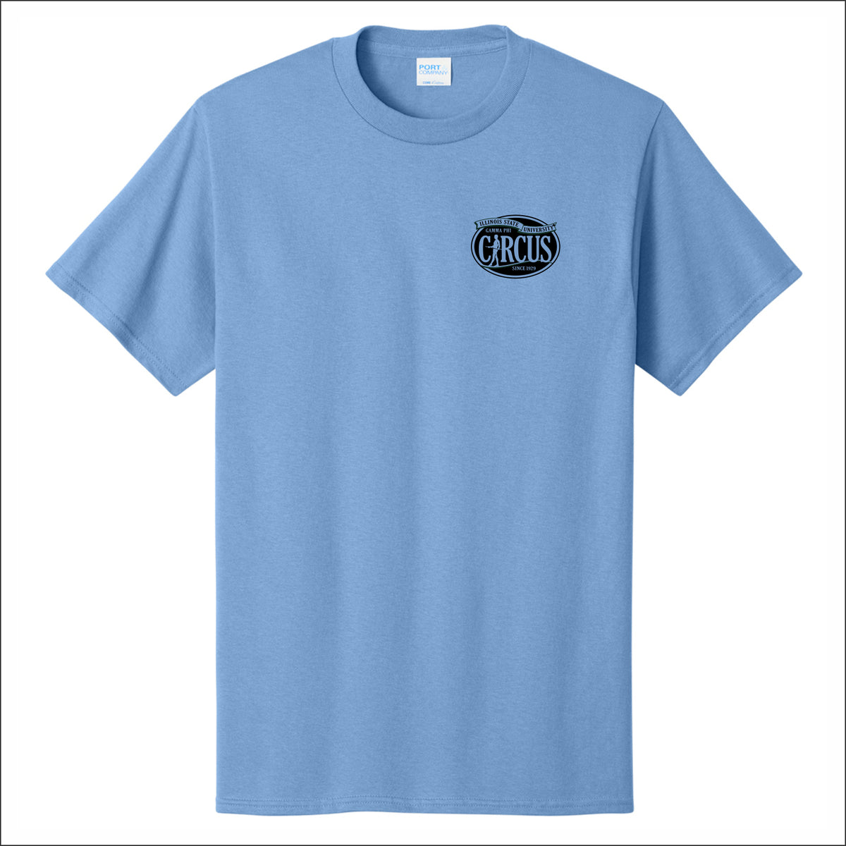 Gamma Phi Circus Short Sleeve T-shirt - Design A