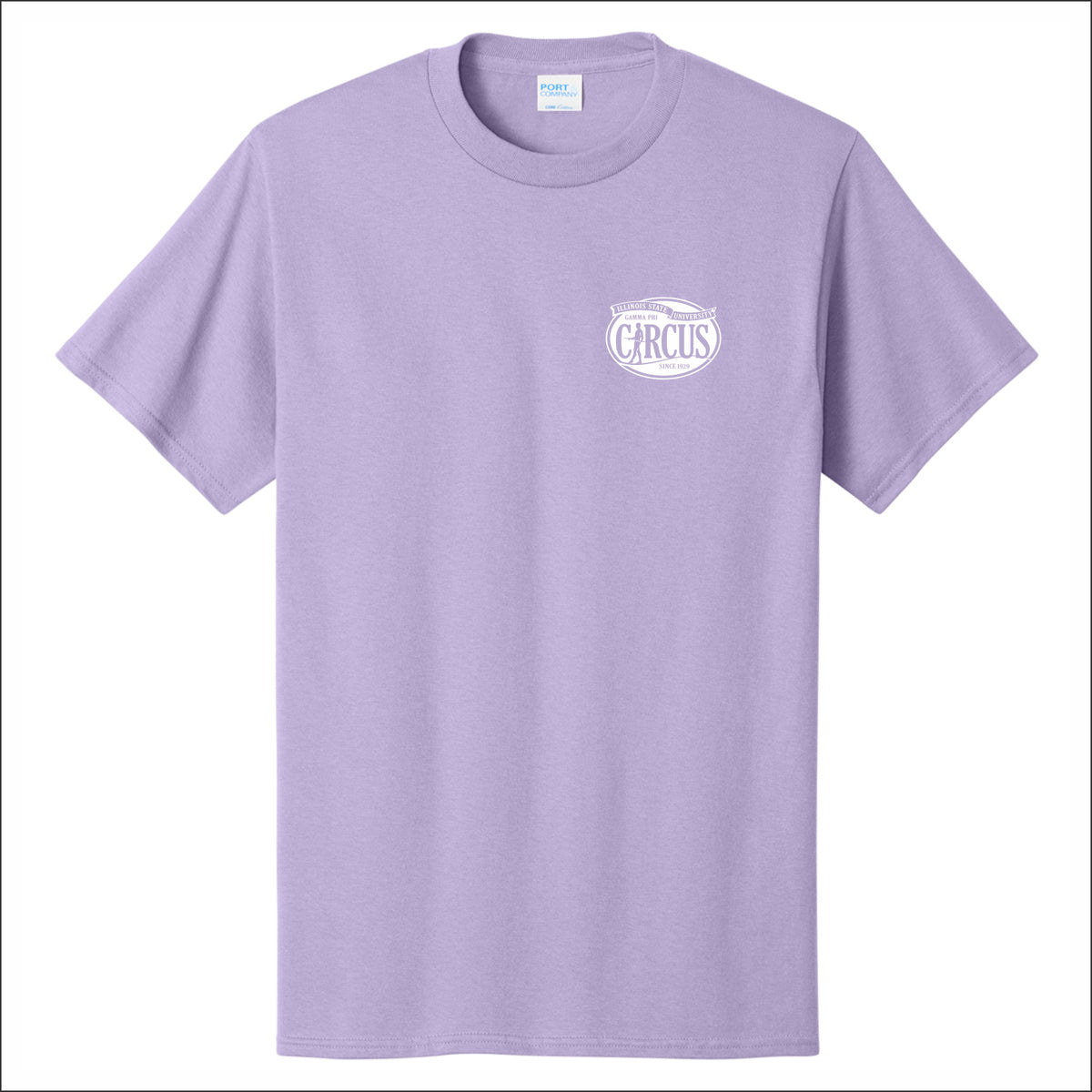 Gamma Phi Circus Short Sleeve T-shirt - Design A