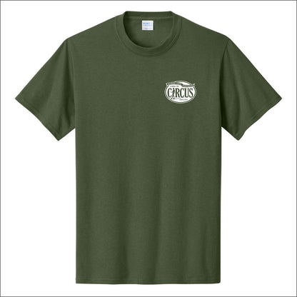 Gamma Phi Circus Short Sleeve T-shirt - Design A