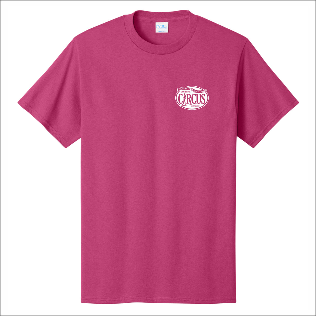 Gamma Phi Circus Short Sleeve T-shirt - Design A
