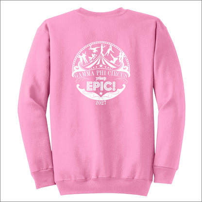 Gamma Phi Circus Crewneck Sweatshirt