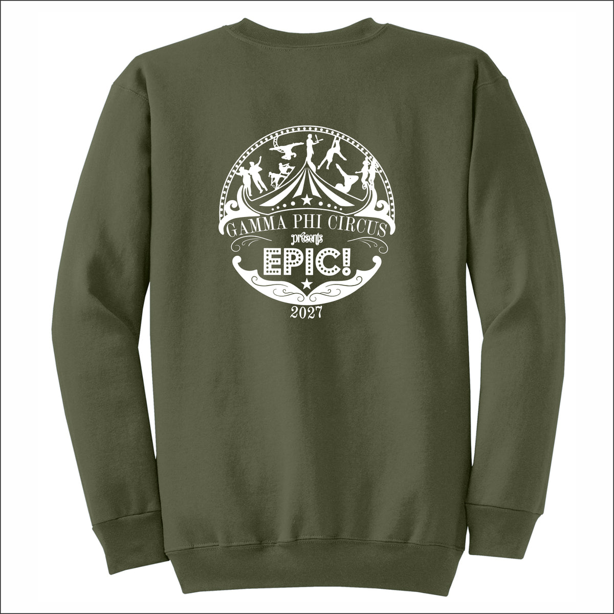 Gamma Phi Circus Crewneck Sweatshirt