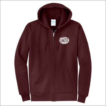 Gamma Phi Circus Full-Zip Hooded Sweatshirt