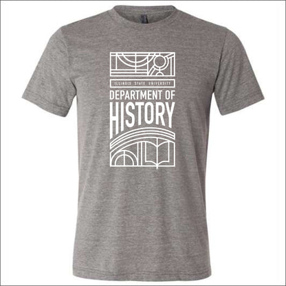 ISU History Heathered Soft Jersey Short Sleeve T-shirt - Design A