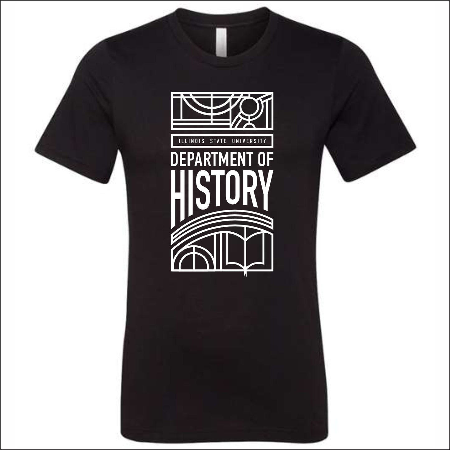 ISU History Heathered Soft Jersey Short Sleeve T-shirt - Design A