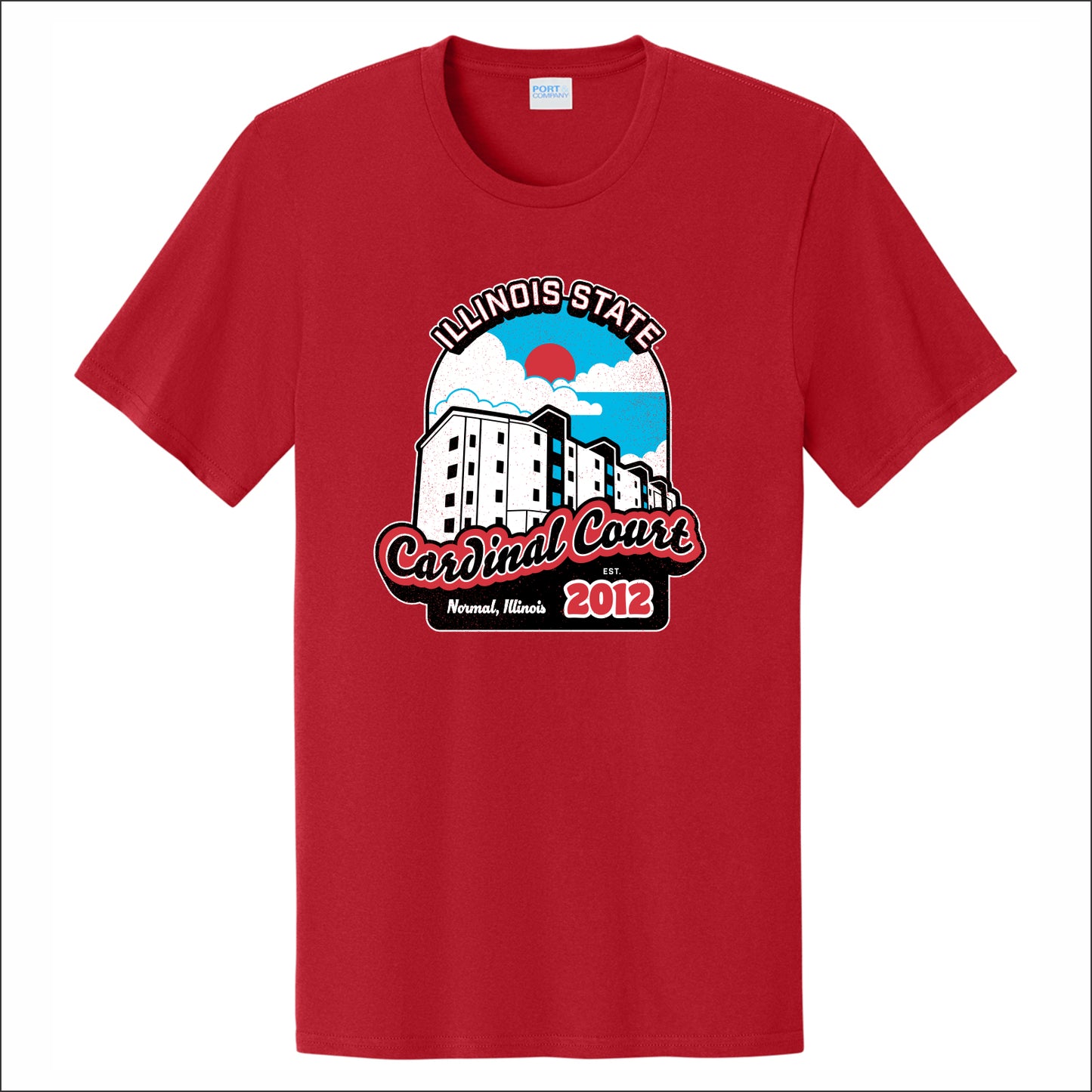 ISU Housing Easy Cotton Tee - Cardinal Court