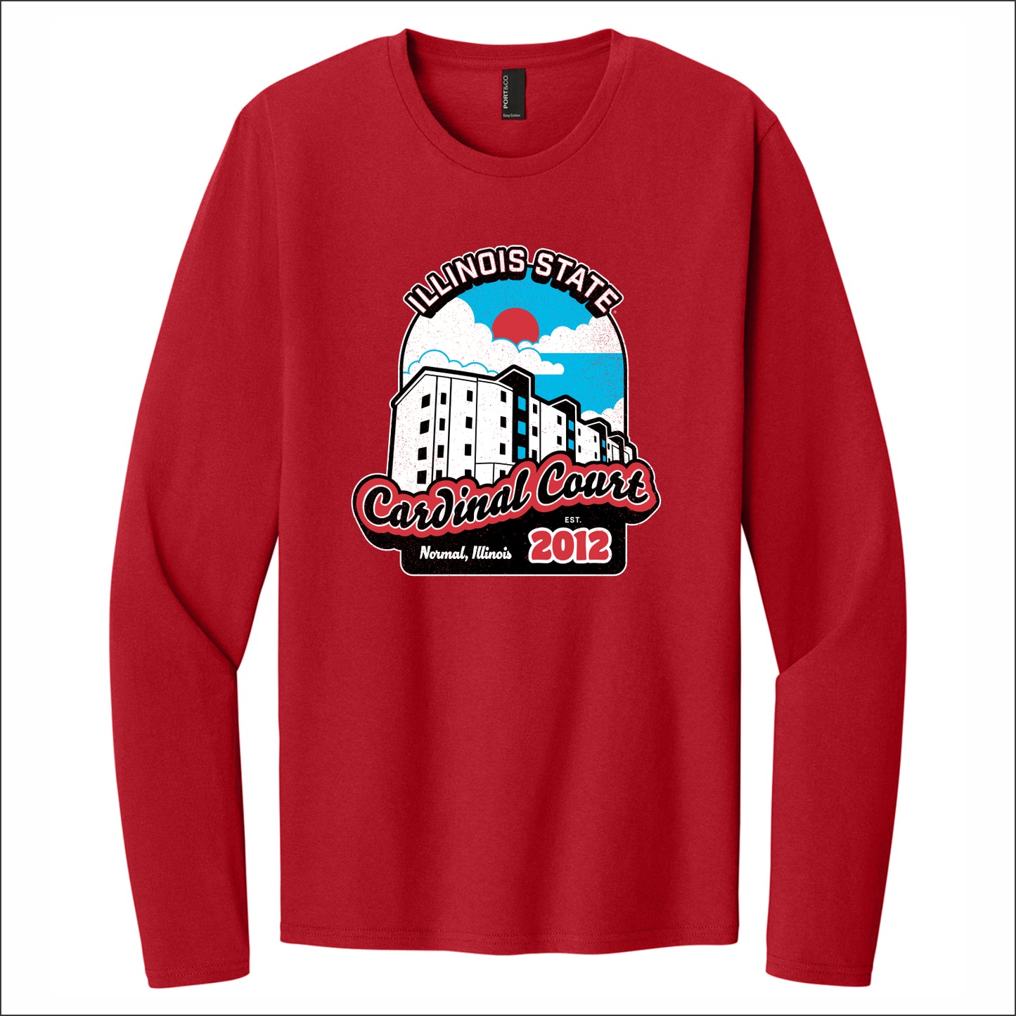 ISU Housing Easy Cotton Long Sleeve Tee - Cardinal Court