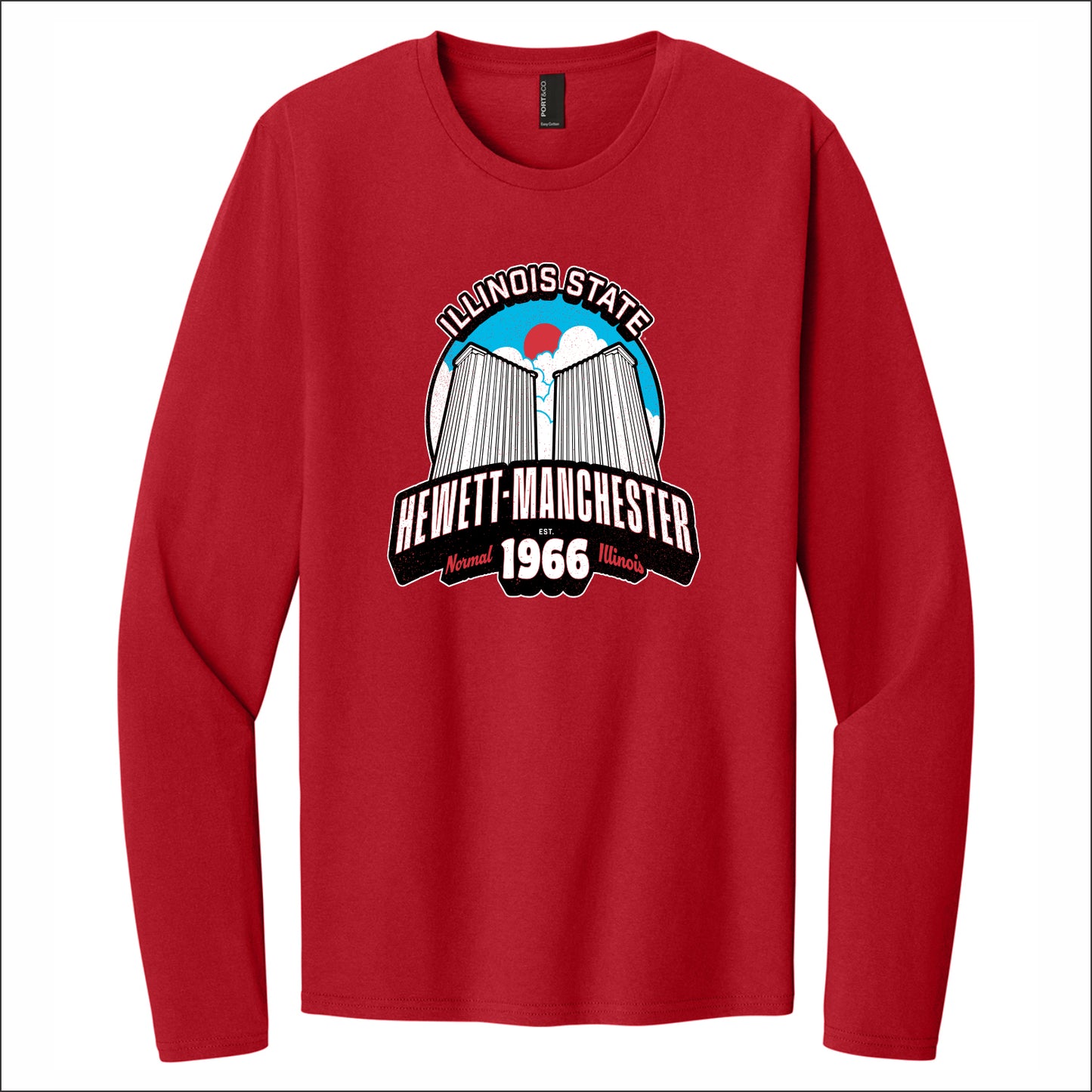 ISU Housing Easy Cotton Long Sleeve Tee - Hewett-Manchester
