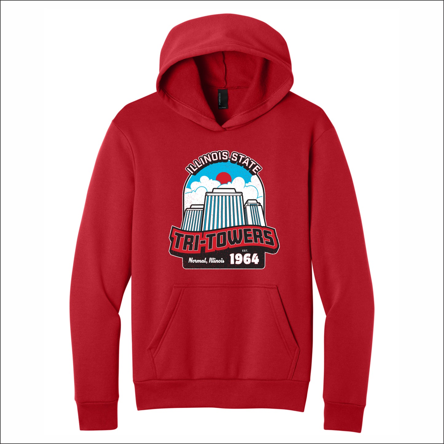 ISU Housing Easy Fleece Pullover Hooded Sweatshirt - Tri-Towers