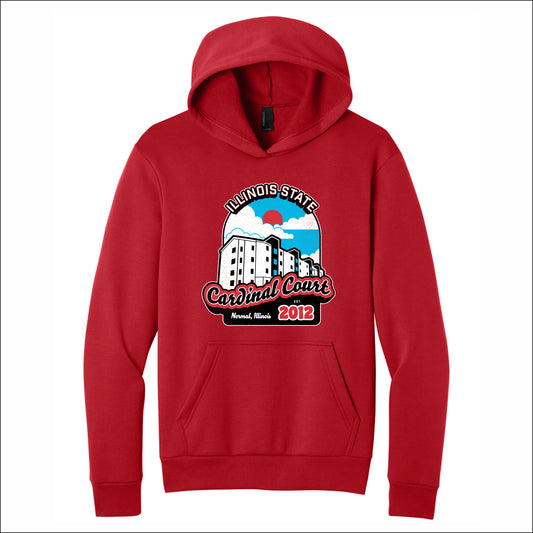 ISU Housing Easy Fleece Pullover Hooded Sweatshirt - Cardinal Court
