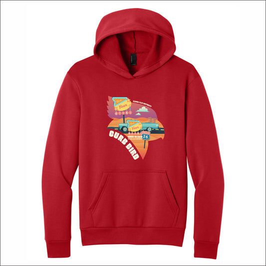 ISU Housing Easy Fleece Pullover Hooded Sweatshirt - Curb Bird