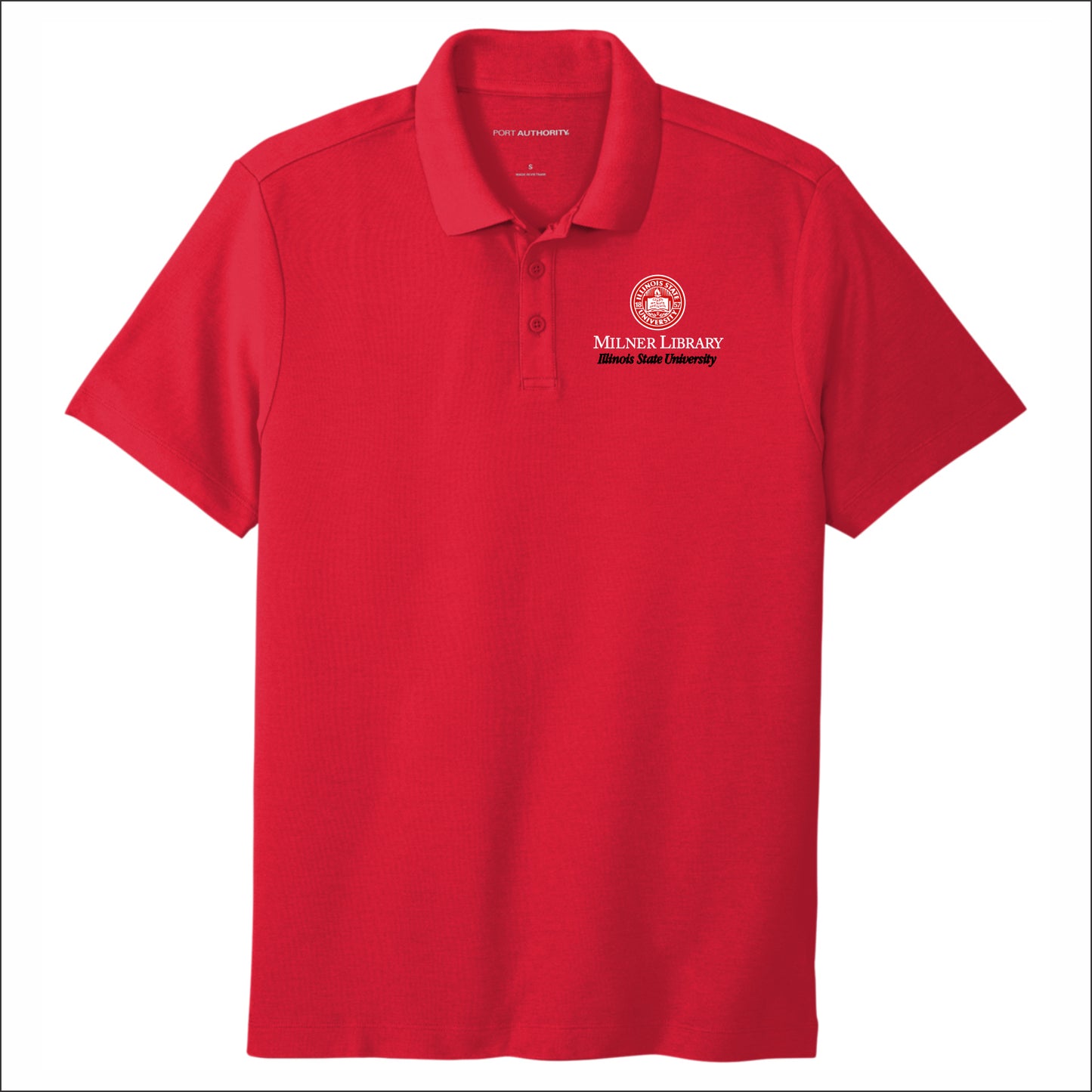 ISU Milner Library SuperPro React Pique Polo