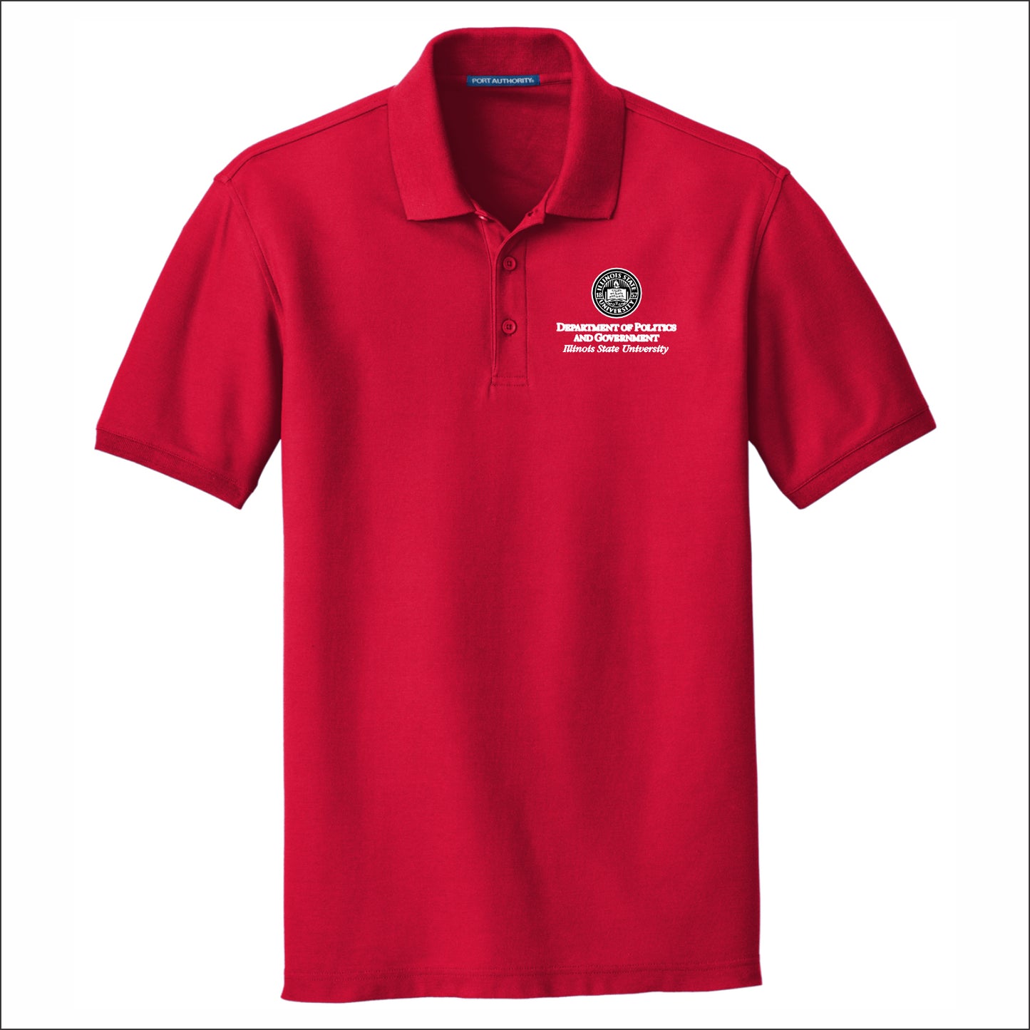 ISU Politics and Gov Classic Pique Short Sleeve Polo Shirt