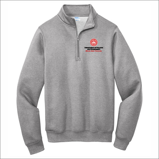 ISU Politics and Gov 1/4 Zip Sweatshirt