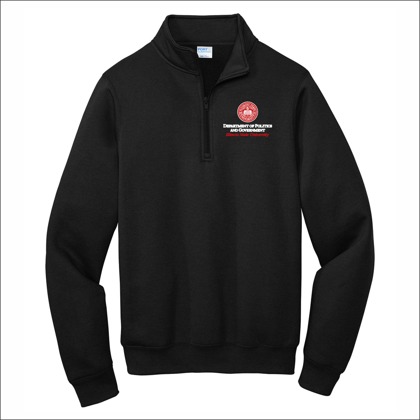 ISU Politics and Gov 1/4 Zip Sweatshirt
