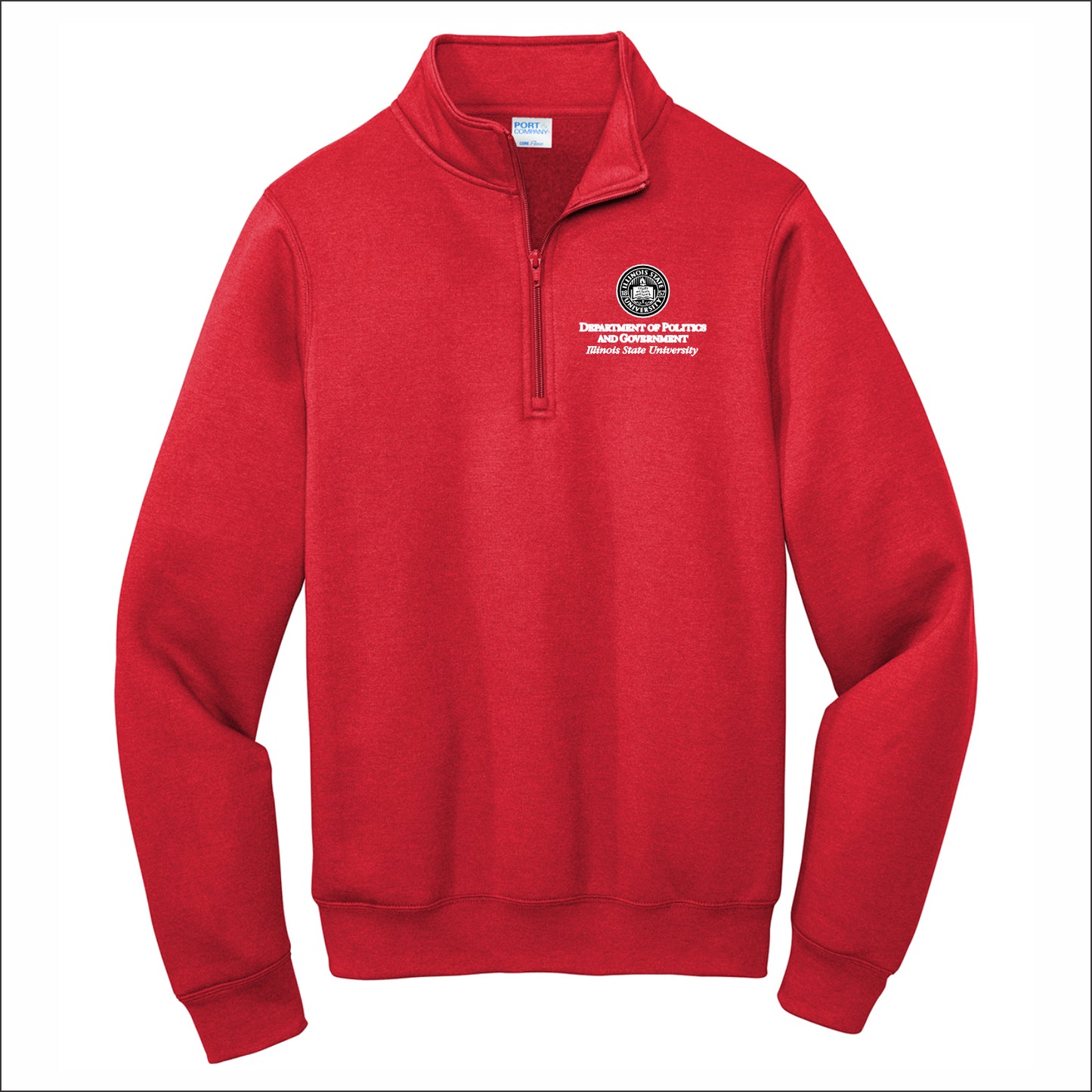 ISU Politics and Gov 1/4 Zip Sweatshirt