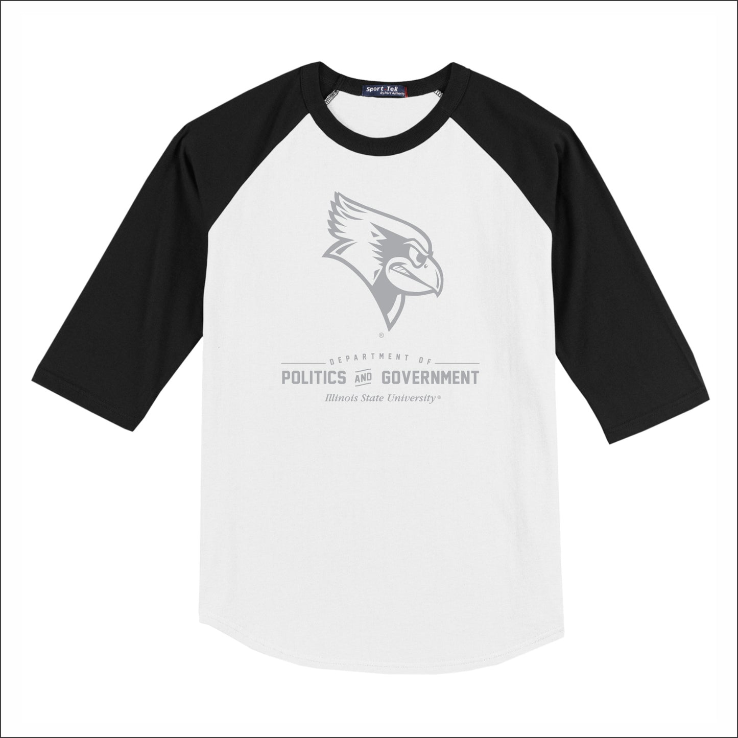 ISU Politics and Gov 3/4 Sleeve Baseball T-shirt