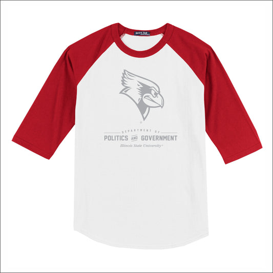 ISU Politics and Gov 3/4 Sleeve Baseball T-shirt